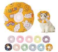 Paipeper Inflatable Cone Collar for Cats After Surgery,Soft & Alternative Cat Cone,Anti-Lick Wound Elizabethan,Comfortable E Collar(Cloud-l)