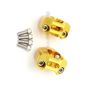 Pair 1 1/8" CNC Aluminum Motorcycle Handlebar Risers 28mm Adjustable Fat Bar Clamps Universal for for for for