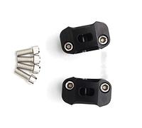 Pair 1 1/8" CNC Aluminum Motorcycle Handlebar Risers 28mm Adjustable Fat Bar Clamps Universal for for for for