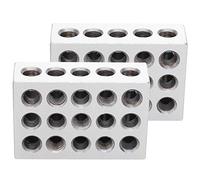 Pair 1-2-3 Blocks 23 Hole Matched 0002IN Machinist 123 JIG Ultra Accuracy Industrial Supply for Machinist