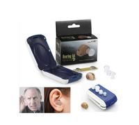 Pair 1 Invisible Mini Ear Hearing Aid Enhancer Amplifier Sound Voice Set Loudly