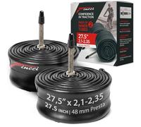 Pair 27.5 x 2.10-2.35" Spare Inner Tubes Presta 27.5 inch - Butyl Bike Tube