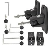 PAIR 2x - Universal Speaker Mount Brackets - Bookshelf Satellite Surround Sound