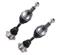 Pair 4WD Front CV Axle Shafts Compatible With Silverado Sierra Escalade Yukon Tahoe 1500 ESV