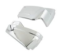 Pair ABS Battery Side Cover Exquisite Process Easy Installation for Vfit for Star 650 DragStar 650 XVS650 XVS650A All Year (Black) (Chrome)