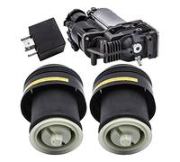 Pair Air Spring Bag Compressor Pump Compatible For BMW X5 E70 X6 E71 37206799419 Suspension Bellows For E72 2007-2013 37126790080