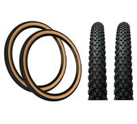 PAIR Baldy's 27.5 x 2.10 AMBER WALL Mountain Bike Chunky Off Road Tyres