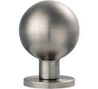 PAIR Ball Mortice Door Knob 55mm Diameter Satin Stainless Steel Rose