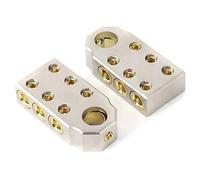 Pair Battery Terminals Kit, M8/M10 Wrench, Zinc Alloy, Excellent Stability, for Cars, Accessory