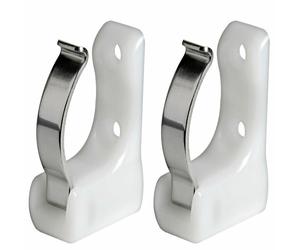 Pair Boat Hook Holder Spring Clip Fastening 25 - 35 mm 34.359.00 of Osculati