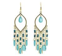 Pair Boho Long Earrings Vintage Earrings Drop Dangle Earring Set For Women And Girls Sexy Earrings For, one size, Zinc alloy, No Gemstone