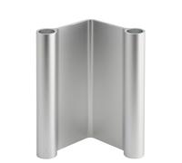 Pair Candleholder Candleholder Muuto W 10 x H 18 cm / Aluminium - 5713292852299