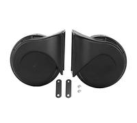 Pair Car Horn DC12V 110dB 500Hz Dual - Tone Snail Horn for Trucks SUVs RVs Motorcycles UTV ATV with Iron Mounting Bracket, Universal Fit Vehicle Warning Siren