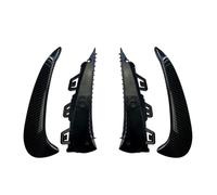 Pair Car Rear Bumper Splitter Spoiler For Mercedes For Benz GLA35 AMG GLA-Class GLA200 GLA260 H247 2020 2021 Canard Air Vent Trim Spoiler Lip(Carbon Fiber Look)