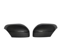Pair Car Side Wing Rearview Mirror Cover For Volvo XC70 XC90 2007-2014 39894341 39894354 Glossy Balck Replacement Caps Car Wing Mirror Covers(Carbon Fiber Look)