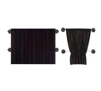 Pair Car Sunshade With Curtain Function Protective Side Window Cover Vehicle Window Sun Guard Large For Infants & Pet Side Sun Curtain