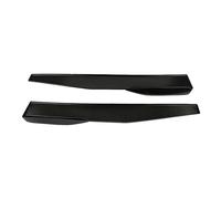 Pair Car Universal Gloss Black Side Skirt 74.5x4.5x5cm For Car Body Side Skirts Accessories