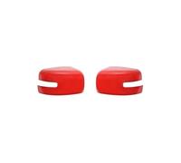 Pair Car Wing Mirror Covers Caps Fits for Renegade Side Door Rear View Cap A Car Rearview Mirror Decoration Cover(Red)(Red)
