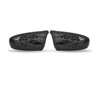 Pair Car Wing Mirror Covers Caps For BMW E70 E71 2007-2013 2x Mirror Cover Car Side Rearview Cap Shell Replacement(Forged Carbon Look)
