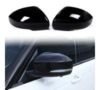 Pair Car Wing Mirror Covers Caps for @LR @R-ange @R@ov-er VOGUE 2013-2021/ R&an&ge @R&over Sport 2014-2022/Discovery LR4/Discovery LR5 2014-2026 Rearview Door Side Mirror Covers (Piano Black)