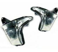 Pair Complete Front White Arrows Honda Transalp 650 2000 2001 2002 2003