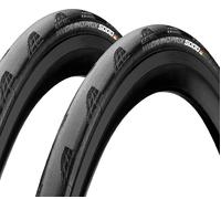 PAIR Continental GP5000 Clincher 700c 25mm Folding Road Tyres BLACK