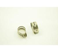 PAIR DIA COMPE/WEINMANN RACING BIKE BRAKE LEVER CLIPS HANDLEBAR CLAMP 22.2mm -23.8mm NOS