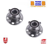 Pair FEBI 171895 Rear Wheel Bearing Hub Kits Lexus IS GS RC A5439