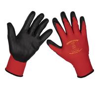 PAIR Flexible Nitrile Foam Palm Gloves - XL - Abrasion Resistant Protection