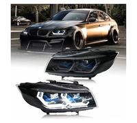 Pair For 2005 2006-2012 Bmw 3 Series E90 E91 Headlight Assembly Retrofit New Led Lens, Daily Running Light, Flow Turn Signal