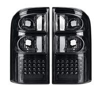 Pair For Nissan For Patrol GU Y61 1997-2004 Tail Lamp Light Assembly Smoked Black Stop Indicator Lamps