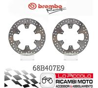 Pair Front Brake Discs Brembo Serie Oro Fixed Triumph 900 Tiger 885 1992