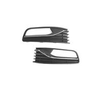 Pair Front Bumper Fog Light Cover Grill Grille For VW For Polo 6R 2014 2015 2016 2017 PYPFQUMQGR