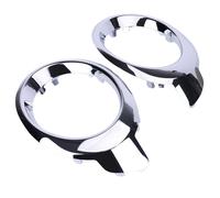 Pair Front Bumper Fog Light Lamp Cover Trim Bezel Frame Styling Car Fog Light Assemblies Compatible for Citroen Berlingo Multispace 2012-2015 Replaces 1608323880