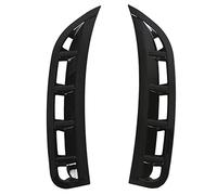 Pair Front Bumper Side Air Vent Spoiler Wind Knife for GLE | ABS, Gloss Black, Tape Install, For GLE Class W167 V167 2019+