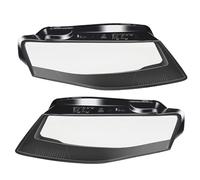 Pair Front Headlamp Cover Headlight Shell Transparent Lampshade Lens For A4 A4L B8 2009 2010 2011 2012 Headlamp Shell Headlight Cover Replacement(Pair)