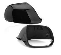 Pair Gloss Black Wing Rearview Mirror Cover Casing Cap Housing For Audi Q5 SQ5 8RB 2009-2016 For Q7 4LB 2010-2015 Left & Right Side UK