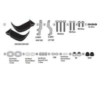 Pair Handguards Black, Givi HP6424B, TRIUMPH SPEED 400