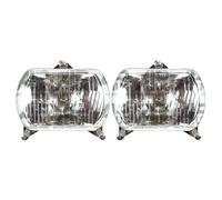 Pair Headlight Headlamp Front Lights Replacement for Massey Ferguson Lamborghini Tractor