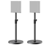 Pair Heavy-Duty Floor Speaker Stands for Sony Bravia Theatre Quad HT-A9M2 Speaker Stands - Height Adjustable Surround Sound Speaker Stand for Sony HT-A9M2 Stands with Cable Management (Stand Only)