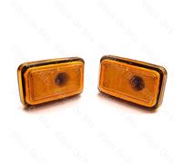 Pair Hella Amber Side Repeaters with Bulbs Porsche 911 964 type & 968