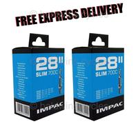 Schwalbe Unisex's IMPAC SV28 Slim Inner Tube, Black, 28/32-622/630