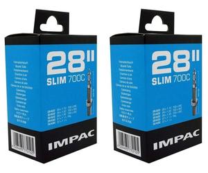 PAIR Impac Inner Tubes 28" Slim 700c 28/32-622 40mm Presta Valve Vintage Bike