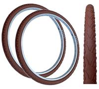 PAIR Kenda KHAN 26 x 1.75 BROWN Mountain Bike (47-559) TYRES K-935 (Pack of 2)