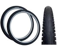PAIR Kenda KROSS 26 x 1.95 BLACK Semi-Slick Mountain Bike (50-559) TYRES K-841C (Pack of 2)