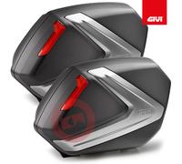 Givi Luggage set V37 silver optic SILVER, RED