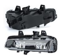 Pair LED Black Front Bumper Fog Light Lamp Assembly Compatible With Land Rover Range Rover Evoque L538 2011-2015 Left & Right Side UK