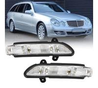 Pair LED Wing Mirror Indicator Light Lamp Fits For Mercedes-Benz W211 S211 W219 W221 W216/C216 2006-2012 Driver & Passenger Side