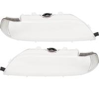 pair left right Headlight Headlamp replacement lens Clear BMW 5 Series E39 00-03