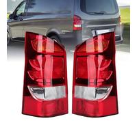 Pair Left & Right Rear Light Lens Housing For Mercedes Benz Vito W447 Van 2015-On, N/S Passenger & O/S Driver Side Halogen Tail Brake Stop Lamp W/O Bulbs, 4478201264 A4478200064